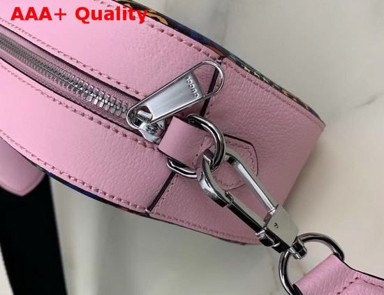 Gucci Small GG Psychedelic Shoulder Bag GG Psychedelic Soft Supreme Canvas Pink Leather Trim 574886 Replica