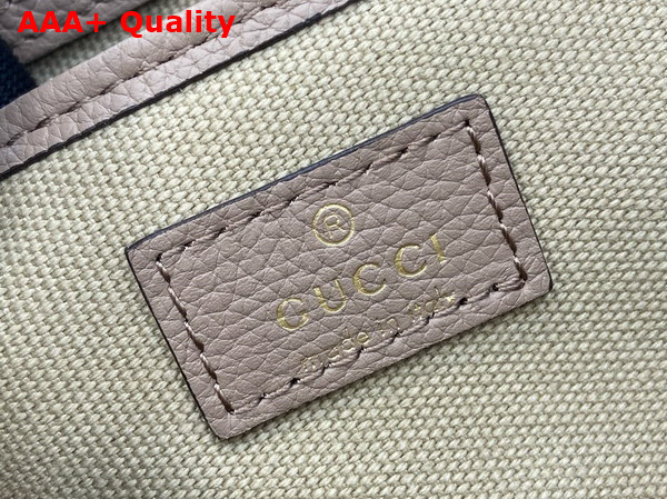 Gucci Small Tote Bag with GG Shadow Taupe and Multicolor Leather with GG Shadow 795349 Replica