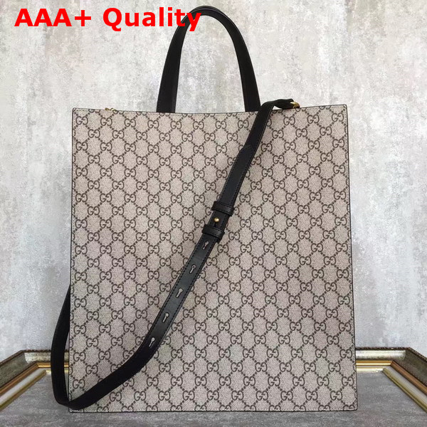 Gucci Snake Print Soft GG Supreme Tote Replica