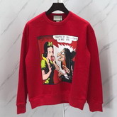 Gucci Snow White Sweatshirt in Red Cotton