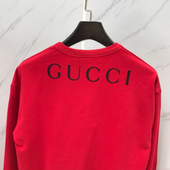 Gucci Snow White Sweatshirt in Red Cotton