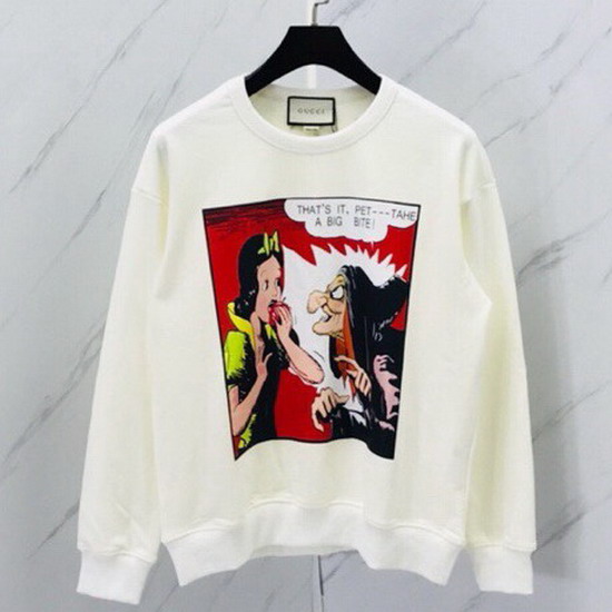 Gucci Snow White Sweatshirt in White Cotton