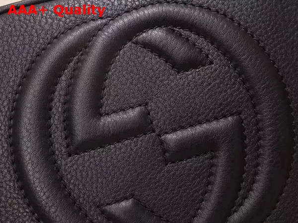 Gucci Soho Disco Bag in Black Grain Leather Replica