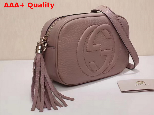 Gucci Soho Disco Bag in Pink Grain Leather Replica