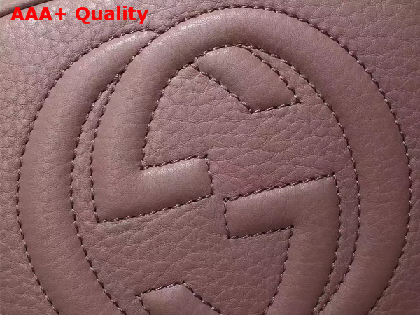 Gucci Soho Disco Bag in Pink Grain Leather Replica