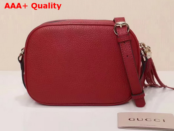 Gucci Soho Disco Bag in Red Grain Leather Replica