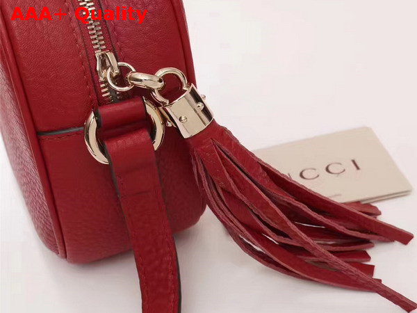 Gucci Soho Disco Bag in Red Grain Leather Replica