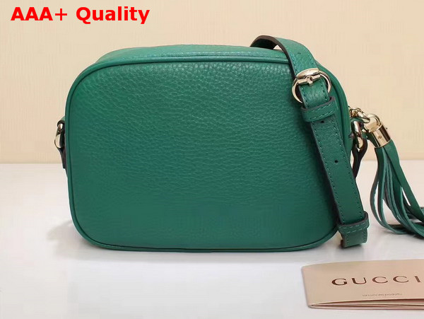 Gucci Soho Disco Bag in Turquoise Grain Leather Replica