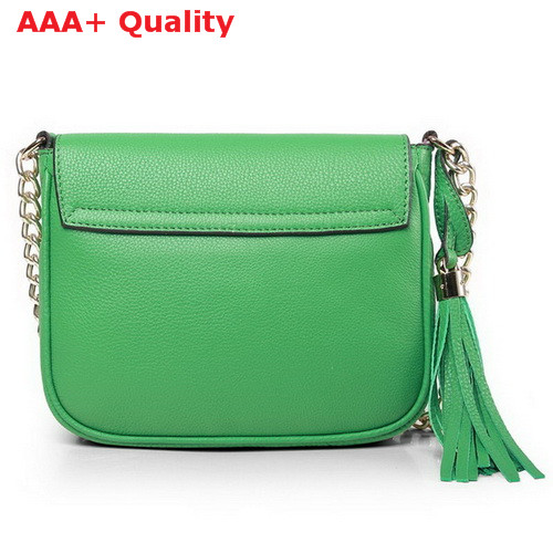 Gucci Soho Green Leather Chain Shoulder Bag 323190 Replica