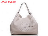 Gucci Soho Large Shoulder Bag Light Pink Real Leather Replica