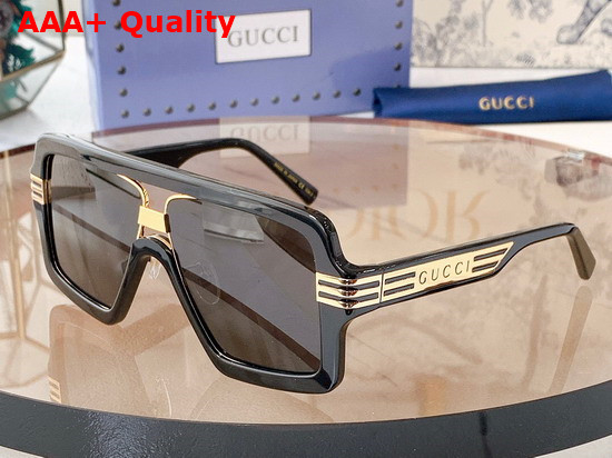 Gucci Square Frame Sunglasses in Ivory Acetate Replica