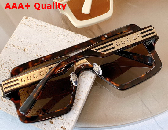 Gucci Square Frame Sunglasses in Ivory Acetate Replica