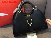 Gucci Stirrup Hobo Bag in Black Real Leather Replica