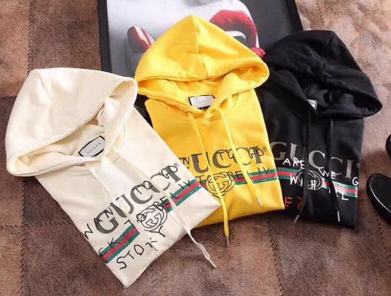 Gucci Sweatshirt with Gucci Logo Black Cotton