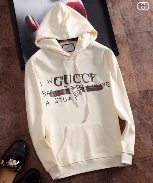 Gucci Sweatshirt with Gucci Logo White Cotton