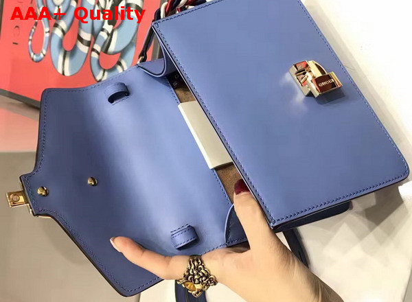 Gucci Sylvie Leather Mini Bag in Light Blue Replica