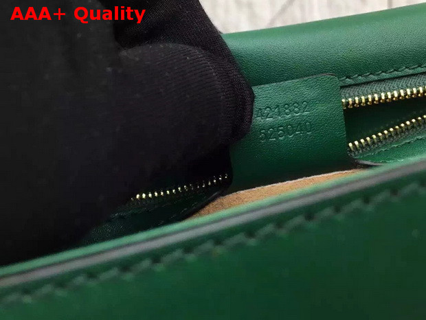 Gucci Sylvie Leather Shoulder Bag in Green Replica