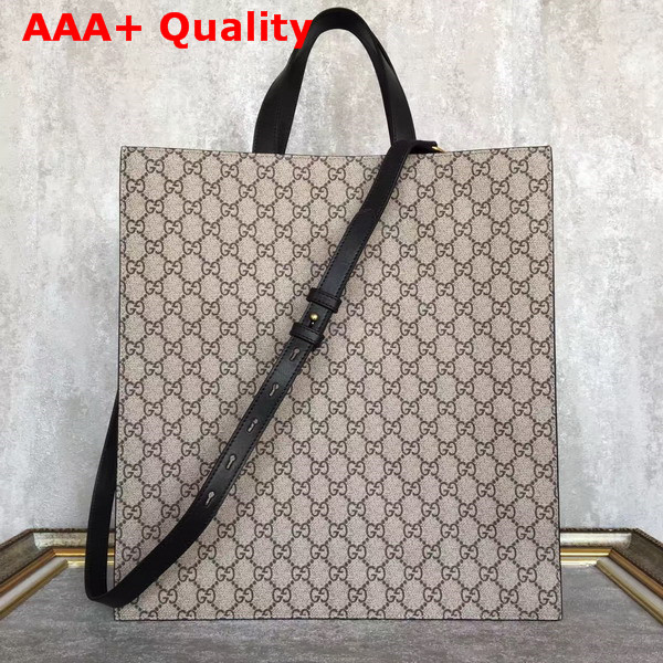 Gucci Tiger Print Soft GG Supreme Tote Replica