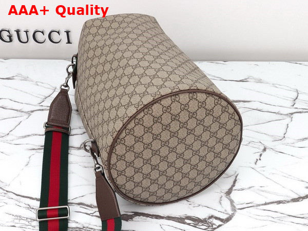 Gucci Top Handle GG Duffle Bag in Beige and Ebony GG Supreme Canvas 774542 Replica