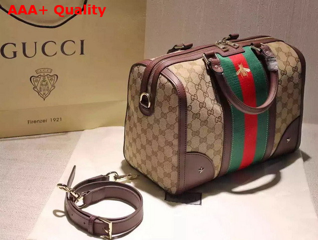 Gucci Vintage Web Embroidered Bag Replica