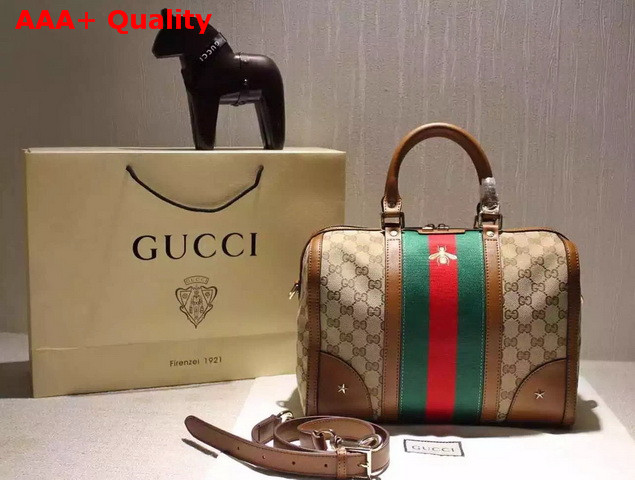 Gucci Vintage Web Embroidered Bag Replica