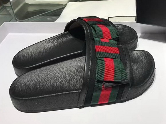 Gucci Web Bowknot Slipper in Black