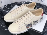 Gucci Womens Ace Sneaker with Mystic Cat White Leather 577147