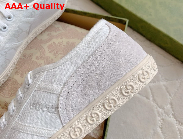 Gucci Womens GG Canvas Sneaker in White Oirginal GG Canvas 759071 Replica