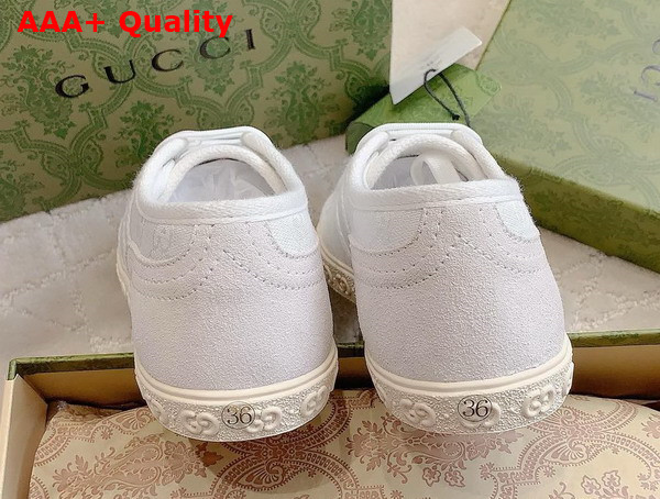 Gucci Womens GG Canvas Sneaker in White Oirginal GG Canvas 759071 Replica