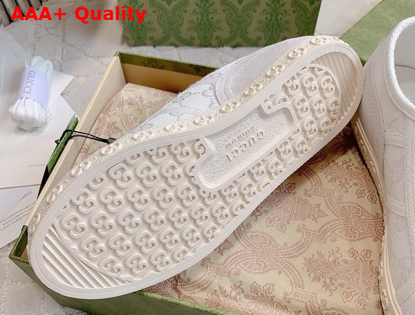 Gucci Womens GG Canvas Sneaker in White Oirginal GG Canvas 759071 Replica