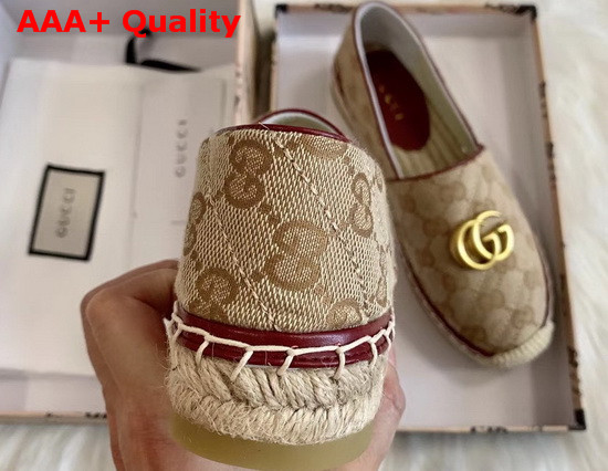 Gucci Womens GG Matelasse Canvas Espadrille 621239 Replica