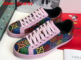 Gucci Womens GG Psychedelic Ace Sneaker Pink GG Psychedelic Supreme Canvas 610086 Replica