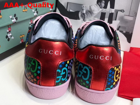 Gucci Womens GG Psychedelic Ace Sneaker Pink GG Psychedelic Supreme Canvas 610086 Replica