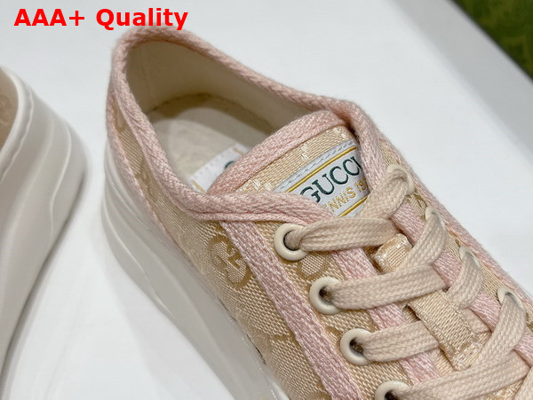 Gucci Womens GG Sneaker in Pink Original GG Canvas 746766 Replica