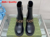 Gucci Womens Gucci Boot in Black Leather 750538 Replica