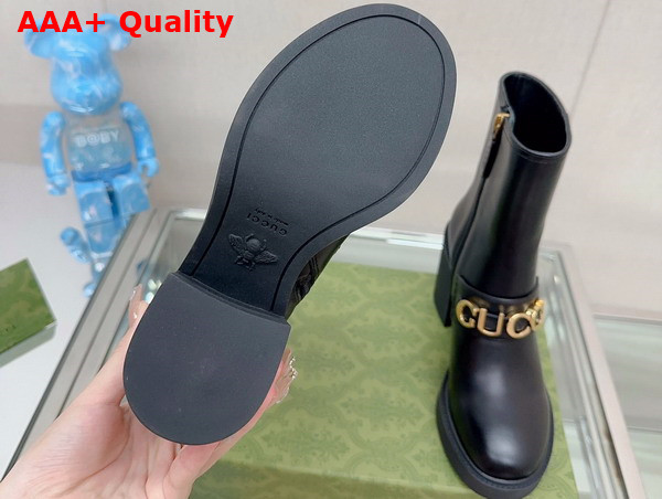 Gucci Womens Gucci Boot in Black Leather 750538 Replica