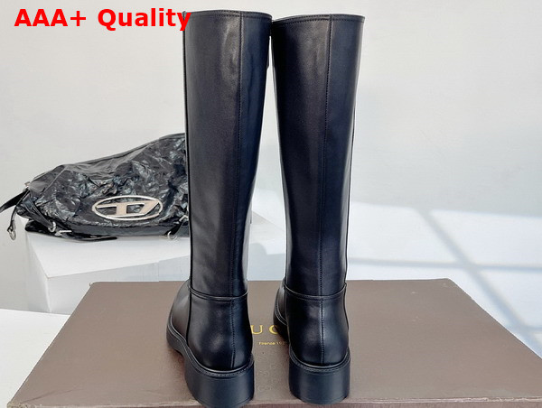 Gucci Womens Gucci Boot in Black Leather 752517 Replica