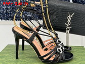 Gucci Womens Horsebit Sandal in Black Patent Leather 771596 Replica