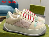 Gucci Womens Screener Sneaker in Pink GG Canvas 750633 Replica