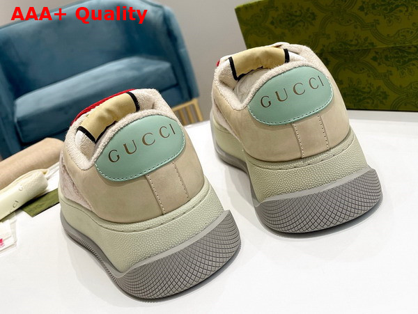 Gucci Womens Screener Sneaker in Pink GG Canvas 750633 Replica