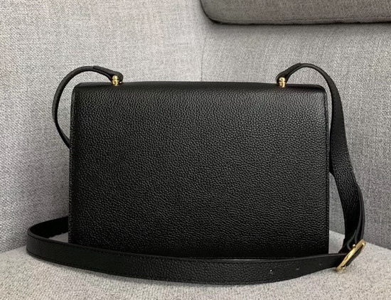 Gucci Zumi Grainy Leather Small Shoulder Bag in Black Grainy Leather 576388