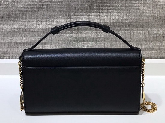 Gucci Zumi Smooth Leather Mini Shoulder Bag in Black Smooth Leather 564718