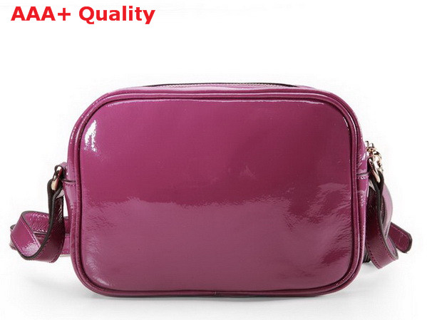 gucci soho soft patent leather disco bag in fuchsia 308364 Replica