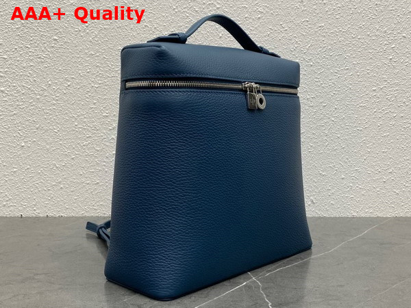 Loro Piana Extra Pocket Backpack in Blue Calfskin Replica