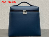 Loro Piana Extra Pocket Backpack in Blue Calfskin Replica