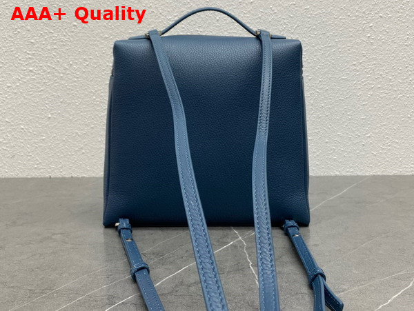 Loro Piana Extra Pocket Backpack in Blue Calfskin Replica