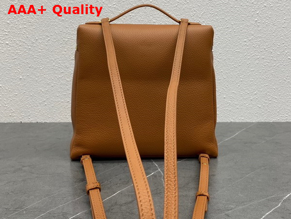 Loro Piana Extra Pocket Backpack in Warm Tan Calfskin Replica