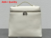 Loro Piana Extra Pocket Backpack in White Calfskin Replica