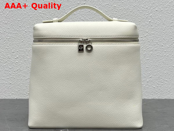 Loro Piana Extra Pocket Backpack in White Calfskin Replica