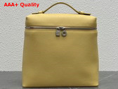 Loro Piana Extra Pocket Backpack in Yellow Calfskin Replica